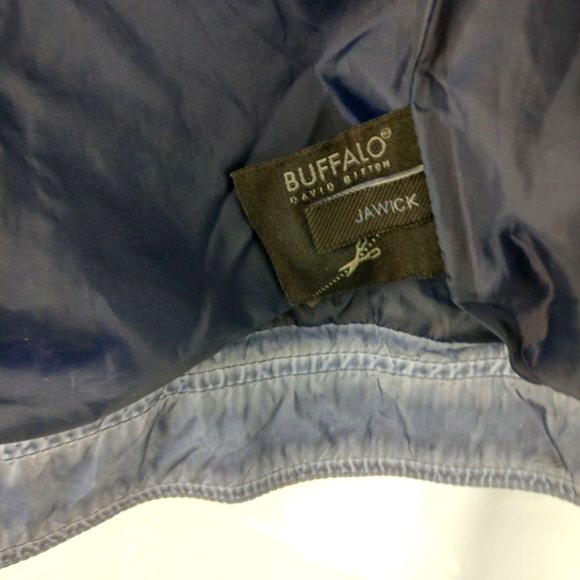 Buffalo David Bitton Men Med Jawick Distress Biker Motorcycle Jacket Hey Riders - Picture 6 of 9